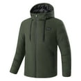 thumbnail image 1 of Mgmyaa Womens USB Powered Heated Winter Coat with Intelligent Temperature Control Windproof Plus Size Long Sleeve Hooded Jacket, 1 of 6