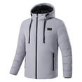 thumbnail image 1 of Mgmyaa Womens USB Powered Heated Winter Coat with Intelligent Temperature Control Windproof Plus Size Long Sleeve Hooded Jacket, 1 of 5