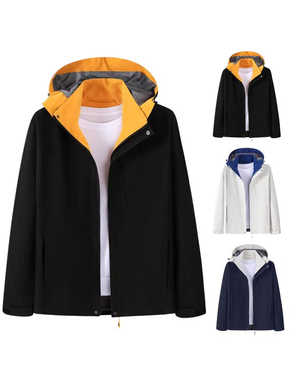 Womens Winter Coat Hooded Waterproof Zip Up Ski Snow Jacket
