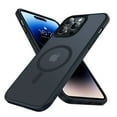 thumbnail image 1 of Mgnaooi Magnetic Case for iPhone 15 Pro Compatible with MagSafe, Military Grade Drop Protection, Shockproof Slim Translucent Matte for iPhone 15 Pro Phone Case 6.1 Inch, Black, 1 of 7