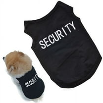 Mgoohoen Pet Summer T Shirt for Small to Large Dogs Stretchy Breathable Dog T Shirt with Security Pattern Dogs Boy Puppy Vest Black M Clothing for Small Medium Pet