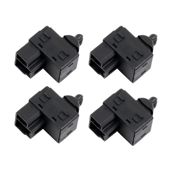 Mgpro 4 Pieces - Power Door Window Control Switch Front Rear Left Driver or Right Passenger Side Plastic Black E12374801Cp for Jeep,for Dodge,for Chrysler