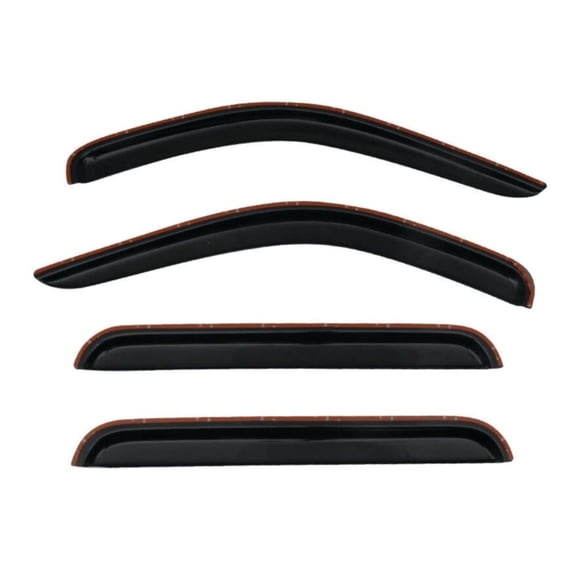 Mgpro 4pcs Sun Rain Guard Window Visors Front Rear Left Driver Right Passenger Upper Side Tape on External Window Style Acrylic Smoke Tinted Crew Cab for Dakota 00-04 for Durango 98-03