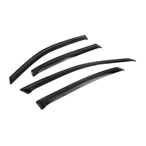 Mgpro 4pcs Sun Rain Guard Window Visors Front Rear Left Driver Right Passenger Upper Side Tape on External Window Style Acrylic Smoke Tinted Set for Chevy for Impala 2000-2005 FZ-WD-CI00