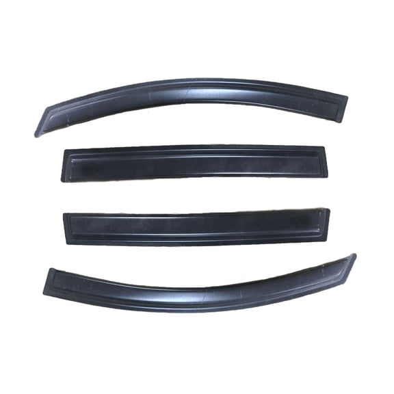 Mgpro 4pcs Sun Rain Wind Deflectors Door Window Visors Outside Mount Channel Style Dark Smoke Tint for Toyota for Highlander 2008-2013