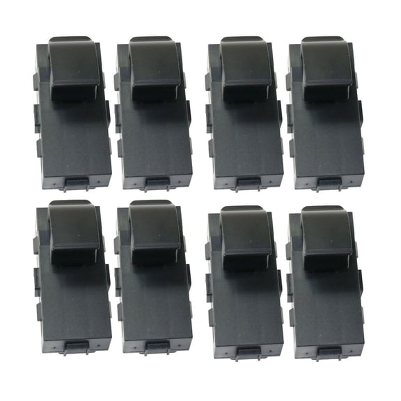 Mgpro 8 Pieces - Power Door Window Control Switch Rear Left Driver and Right Passenger Side Black for Saturn,for GMC,for Chevy,for Buick