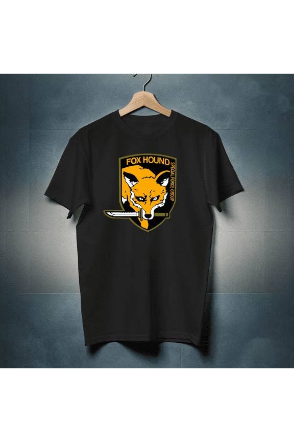 Mgs Foxhound CENTERED High-tech Special Forces Unit Emblem Unisex T-shirt