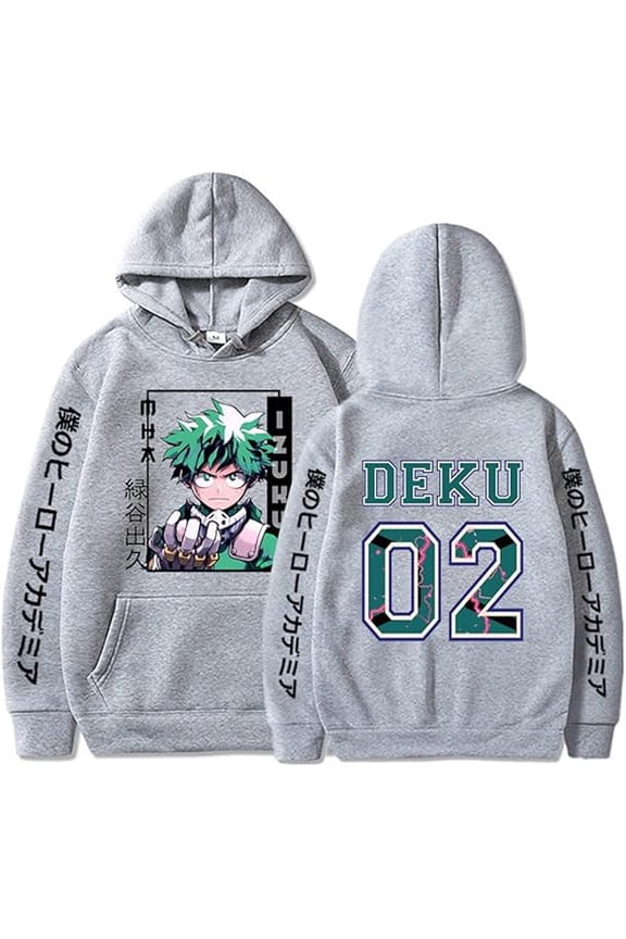 Mha Hoodie Anime Fashion Sweatshirts Fans Merch Printed Hoodies For Women Men