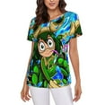 thumbnail image 1 of Mha My Hero Academia Women's T Shirts Round Neck Short-Sleeve Soft T-Shirt Summer Casual Tee Tops 3D Printing Tee Shirt, 1 of 6