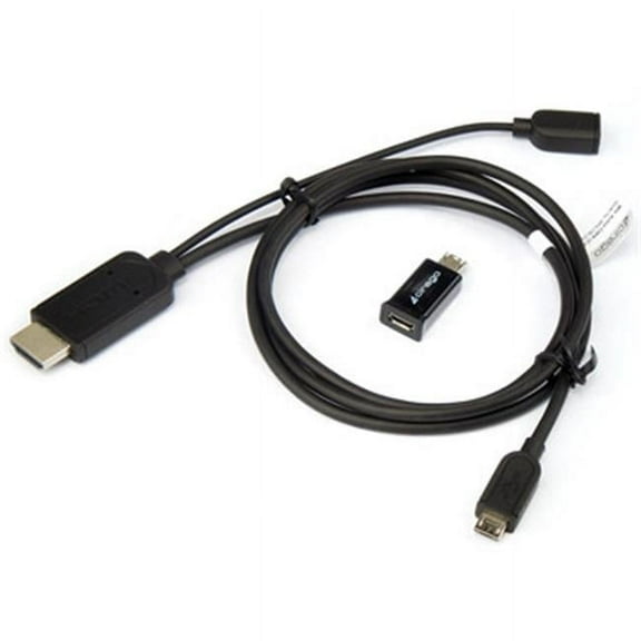 Mhl To Hdmi Active Cable 3 ft. - Black