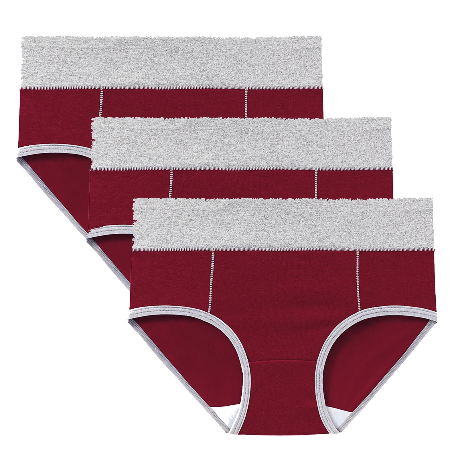 Mhoxuto Menstrual Period Briefs for Womens High Waisted Easy Clean Panties Absorbency Heavy Flow