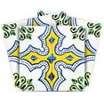 thumbnail image 1 of Mi Alma Abstract Yellow White Tile Stickers - Removable Vinyl 4x4, 24 pcs, 1 of 10