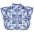 thumbnail image 1 of Mi Alma Backsplash Peel and Stick Tile Stickers 24 PC Set Authentic Tile Decals Bathroom & Kitchen Vinyl Wall Decals Easy to Apply Just Peel & Stick Home Decor (4x4 Inch, Retro Blue H13), 1 of 10
