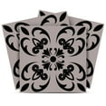 thumbnail image 1 of Mi Alma Black Gray Floral Peel & Stick Tiles - Vinyl Backsplash 8x8, 1 of 11
