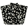 thumbnail image 1 of Mi Alma Black Gray Terrazzo Peel & Stick Vinyl Backsplash Tiles 5x5, 24 pcs, 1 of 14