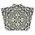 thumbnail image 1 of Mi Alma Black Green Spanish Peel & Stick Vinyl Backsplash Tiles 5x5, 24 pcs, 1 of 10