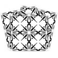 thumbnail image 1 of Mi Alma Black White Floral Peel & Stick Vinyl Backsplash Tiles 5x5, 24 pcs, 1 of 11