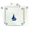 thumbnail image 1 of Mi Alma Blue Boat Tile Stickers - Removable Vinyl 4x4, 24 pcs, 1 of 11