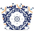 thumbnail image 1 of Mi Alma Blue Floral Peel & Stick Tiles - Vinyl Backsplash 8x8, 1 of 11