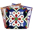 thumbnail image 1 of Mi Alma Blue/Green/Red Floral Peel & Stick Tiles - Vinyl Backsplash 8x8, 1 of 11