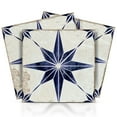 thumbnail image 1 of Mi Alma Blue Star Shaped Peel & Stick Tiles - Vinyl Backsplash 8x8, 1 of 6