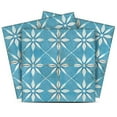 thumbnail image 1 of Mi Alma Blue White Floral Peel & Stick Vinyl Backsplash Tiles 5x5, 24 pcs, 1 of 15