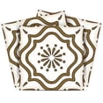 thumbnail image 1 of Mi Alma Brown Floral Peel & Stick Tiles - Vinyl Backsplash 8x8, 1 of 11