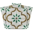 thumbnail image 1 of Mi Alma Floral Brown Green Tile Stickers - Removable Vinyl 4x4, 24 pcs, 1 of 16