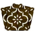 thumbnail image 1 of Mi Alma Floral Dark Brown Tile Stickers - Removable Vinyl 4x4, 24 pcs, 1 of 16