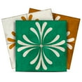 thumbnail image 1 of Mi Alma Gold Beige Green Vintage Flower Peel & Stick Vinyl Backsplash Tiles 5x5, 24 pcs, 1 of 14