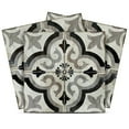 thumbnail image 1 of Mi Alma Gray/Black Vintage Floral Peel & Stick Vinyl Backsplash Tiles 5x5, 24 pcs, 1 of 11