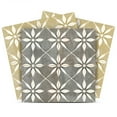 thumbnail image 1 of Mi Alma Gray Khaki Floral Peel & Stick Tiles - Vinyl Backsplash 8x8, 1 of 16