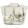 thumbnail image 1 of Mi Alma Gray Linen House Peel & Stick Tiles - Vinyl Backsplash 8x8, 1 of 11