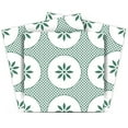 Mi Alma Green Floral Peel & Stick Tiles Vinyl Backsplash 8x8