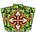 thumbnail image 1 of Mi Alma Green Yellow Floral Peel & Stick Vinyl Backsplash Tiles 5x5, 24 pcs, 1 of 10