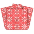 thumbnail image 1 of Mi Alma Indian Red Floral Tile Stickers - Removable Vinyl 4x4, 24 pcs, 1 of 14