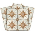 thumbnail image 1 of Mi Alma Orange Star Shaped Peel & Stick Tiles - Vinyl Backsplash 8x8, 1 of 8