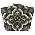 thumbnail image 1 of Mi Alma Peel & Stick Tiles - Black/Gray Vintage Floral Vinyl Backsplash 12x12, 1 of 10