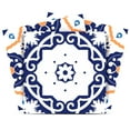 thumbnail image 1 of Mi Alma Peel & Stick Tiles - Blue Floral Vinyl Backsplash 12x12, 1 of 11