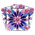 thumbnail image 1 of Mi Alma Peel & Stick Tiles - Blue/Pink Vintage Floral Vinyl Backsplash 12x12, 1 of 14