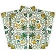 thumbnail image 1 of Mi Alma Peel & Stick Tiles - Green Orange Spanish Vinyl Backsplash 12x12, 1 of 10