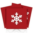 thumbnail image 1 of Mi Alma Peel & Stick Tiles - Red White Snowflake Vinyl Backsplash 12x12, 1 of 11