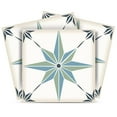 thumbnail image 1 of Mi Alma Peel and Stick Star Shaped B61 Backsplash Tile Stickers, Green, 6" x 6" (24-Pack), 1 of 10