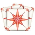thumbnail image 1 of Mi Alma Peel and Stick Star Shaped B68 Backsplash Vinyl Tile Stickers, Red, 12" x 12" (24-Pack), 1 of 9