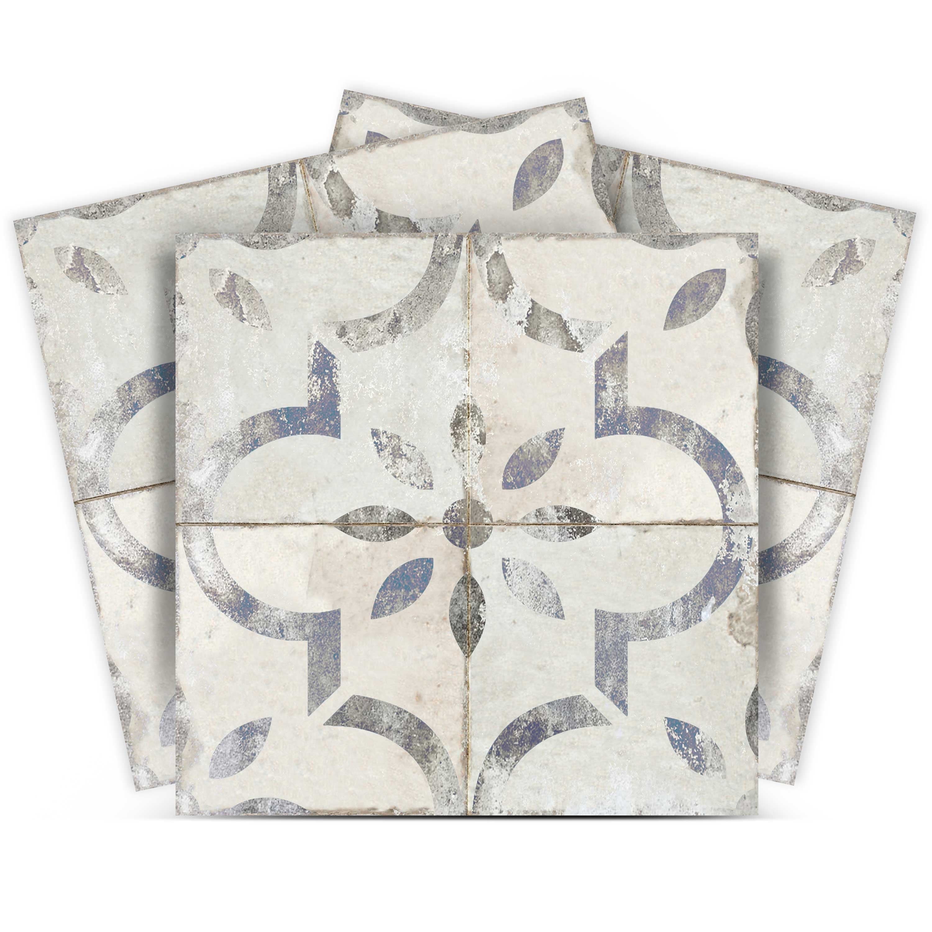 Mi Alma Peel and Stick Vintage Rustic R23 Backsplash Tile Stickers