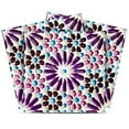 thumbnail image 1 of Mi Alma Purple Pink Retro Flower Peel & Stick Tiles - Vinyl Backsplash 8x8, 1 of 12
