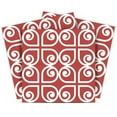thumbnail image 1 of Mi Alma Red White Abstract Peel & Stick Vinyl Backsplash Tiles 5x5, 24 pcs, 1 of 9