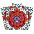 thumbnail image 1 of Mi Alma Red and Green Pop of Color Tile Stickers - Removable Vinyl 4x4, 24 pcs, 1 of 9