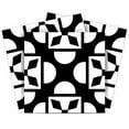 thumbnail image 1 of Mi Alma Removable Vinyl Abstract Black Backsplash Tile Stickers, 24pcs, 1 of 11