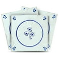 thumbnail image 1 of Mi Alma Removable Vinyl Blue Floral Backsplash Tile Stickers, 24pcs, 1 of 10